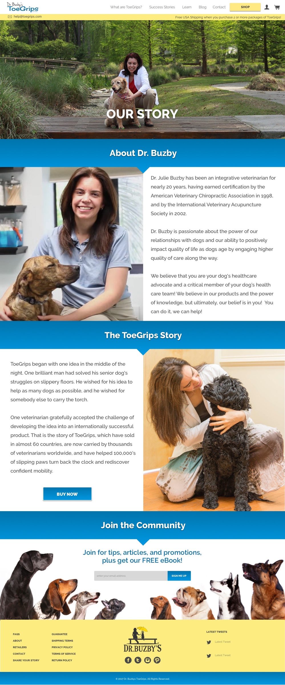 Toegrips Our Story
